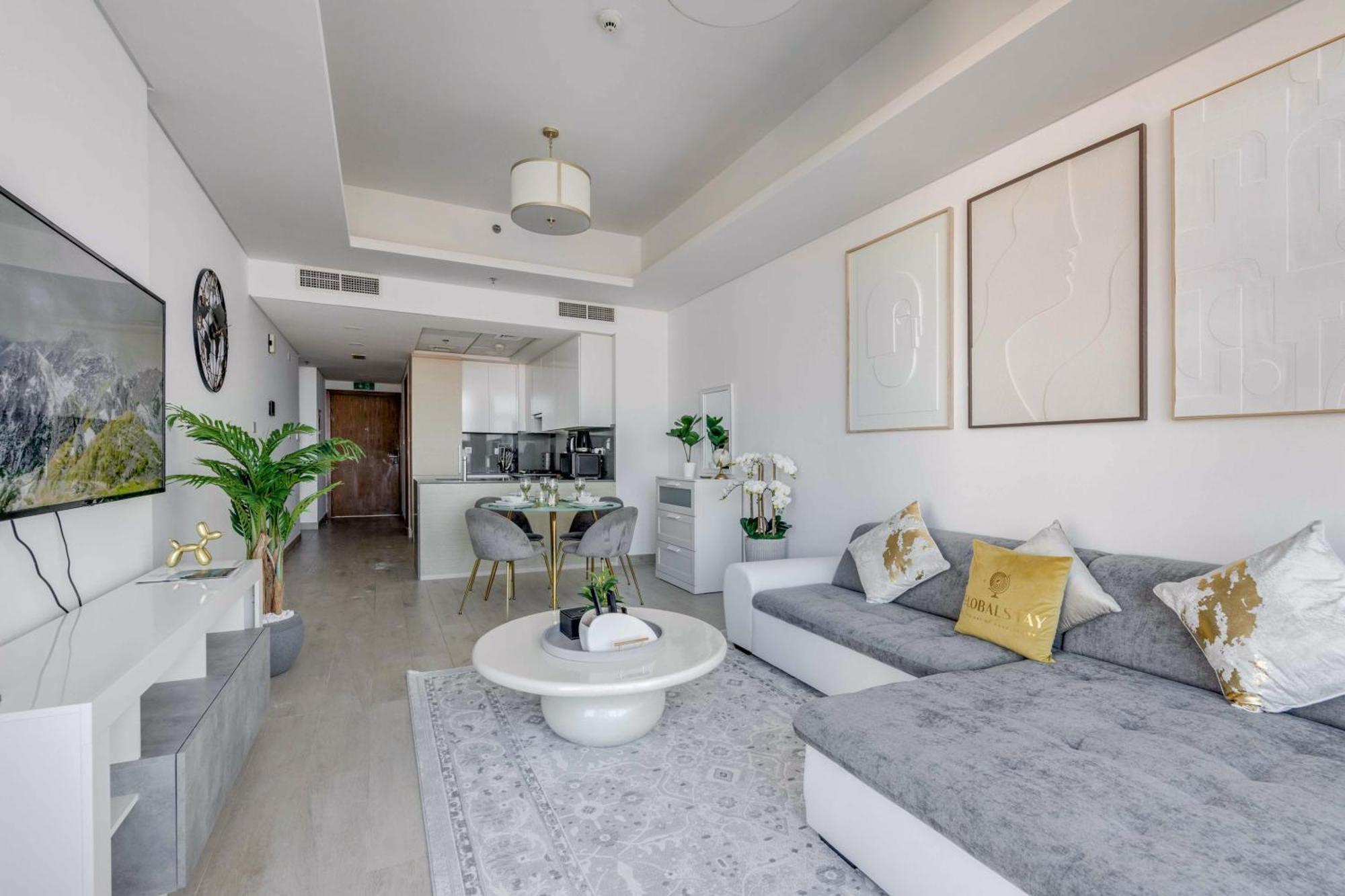 Luxury Azizi Mina Beachfront Apartments Dubai Eksteriør bilde