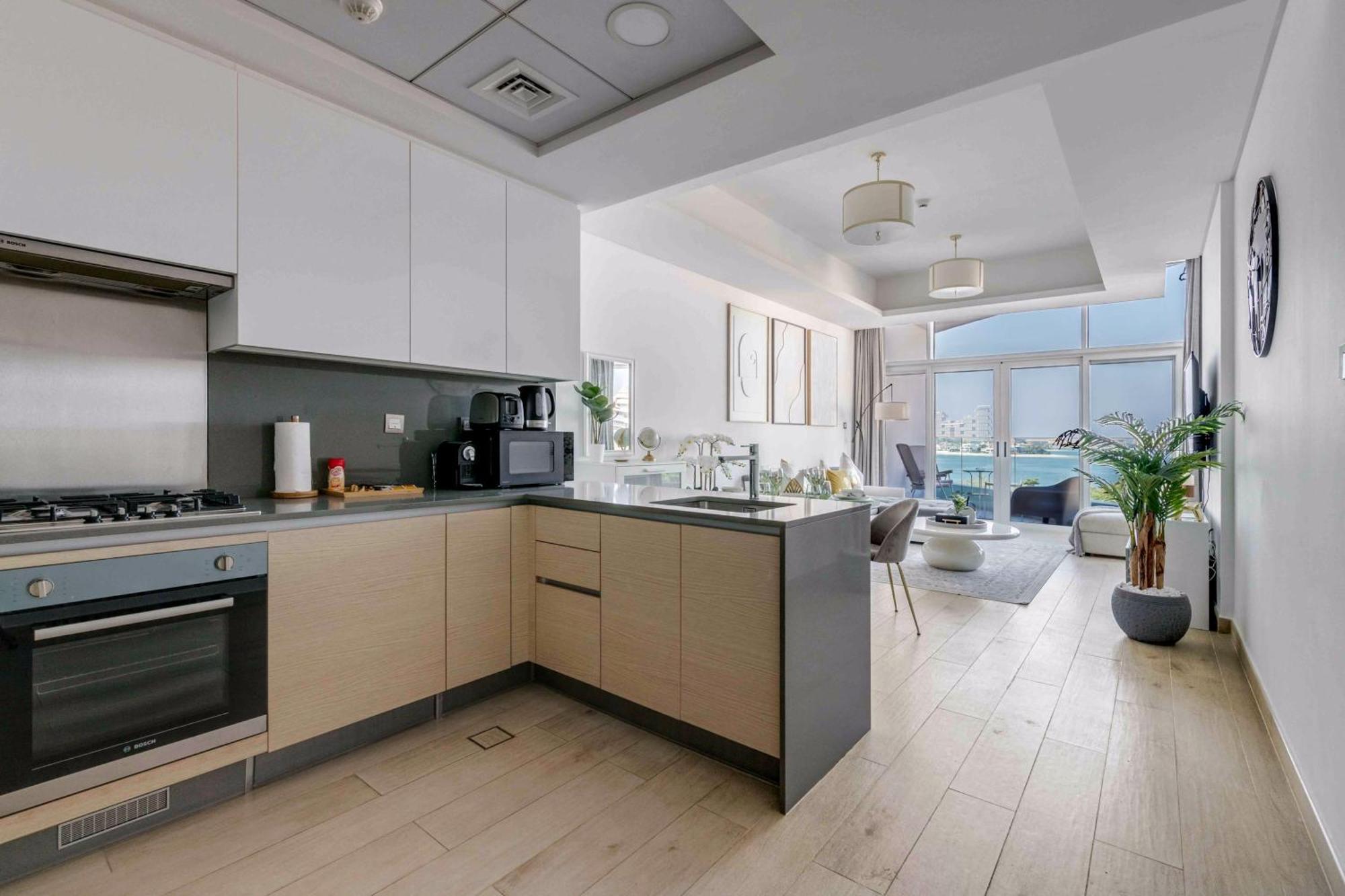 Luxury Azizi Mina Beachfront Apartments Dubai Eksteriør bilde