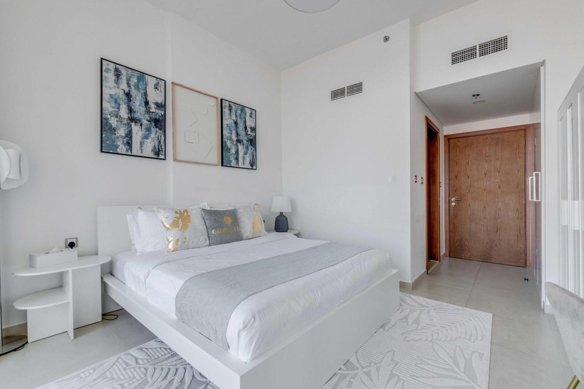 Luxury Azizi Mina Beachfront Apartments Dubai Eksteriør bilde