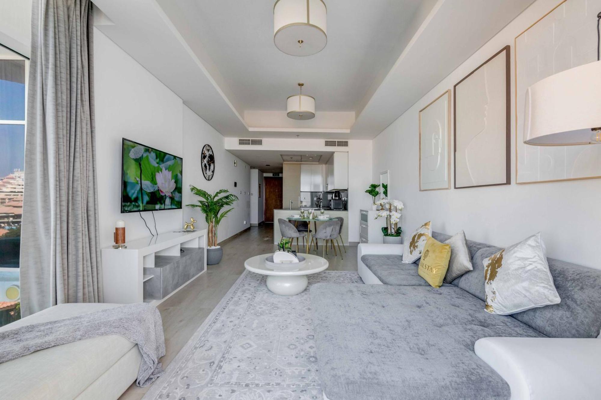 Luxury Azizi Mina Beachfront Apartments Dubai Eksteriør bilde