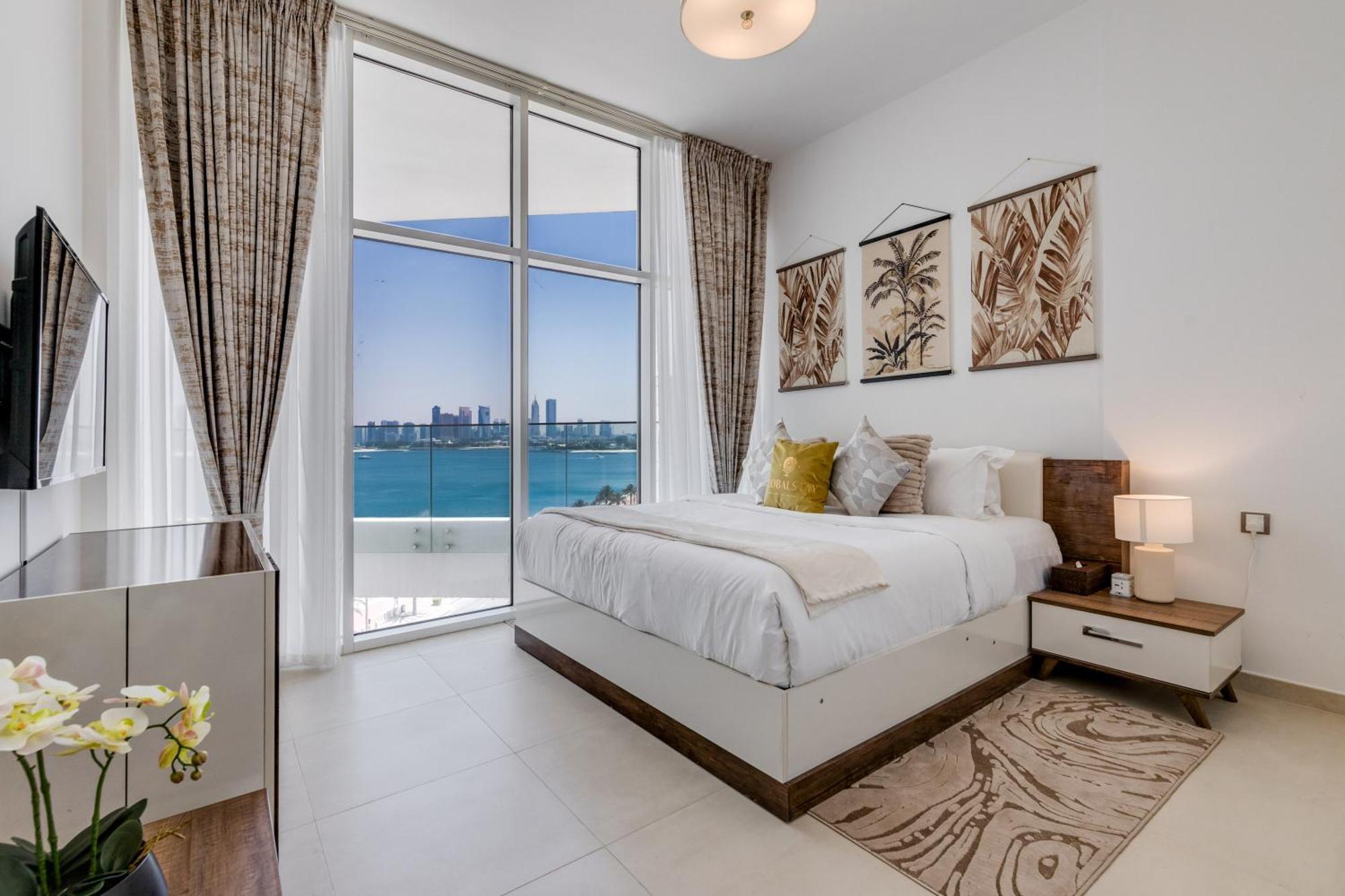 Luxury Azizi Mina Beachfront Apartments Dubai Eksteriør bilde