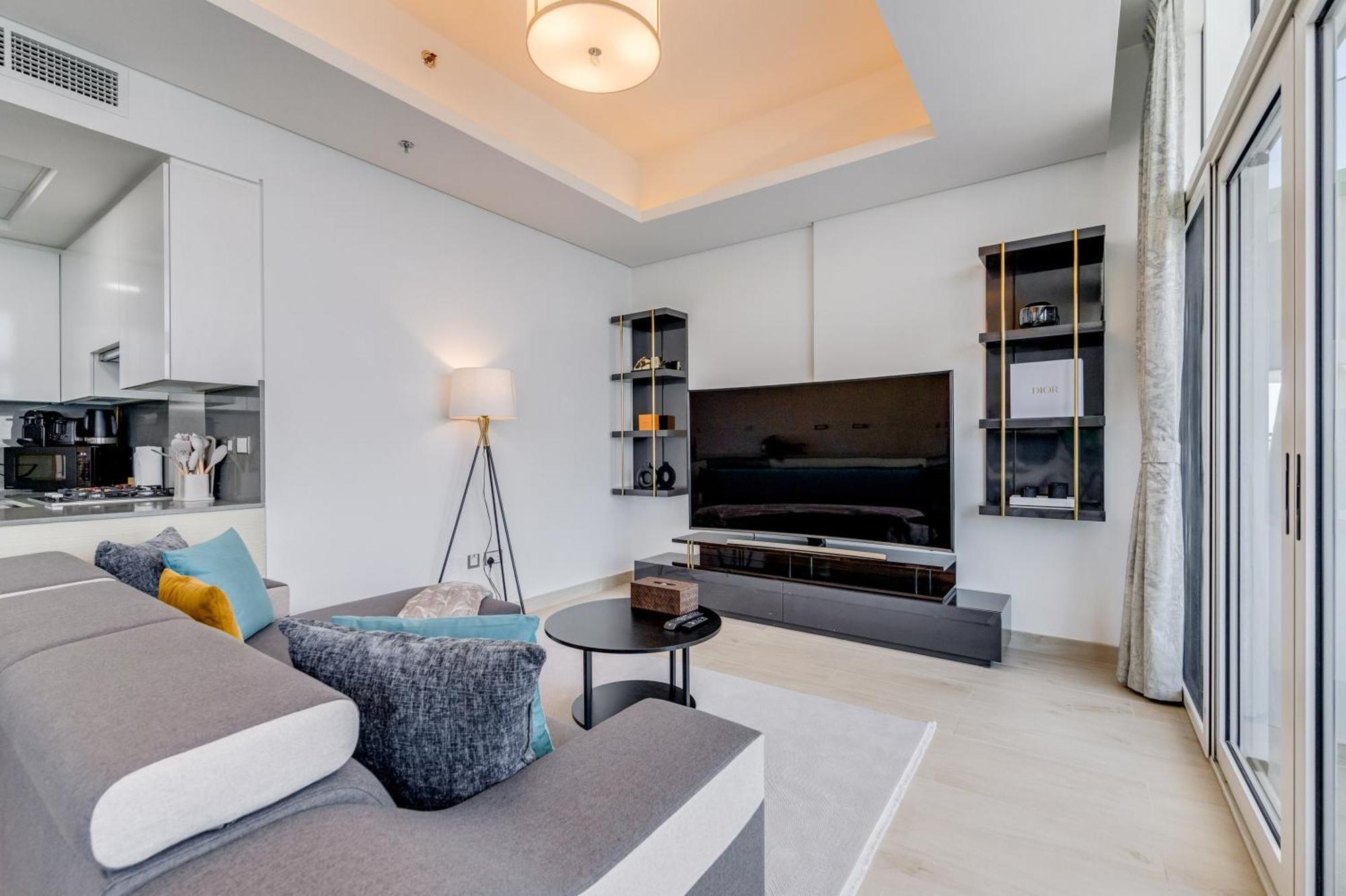 Luxury Azizi Mina Beachfront Apartments Dubai Eksteriør bilde