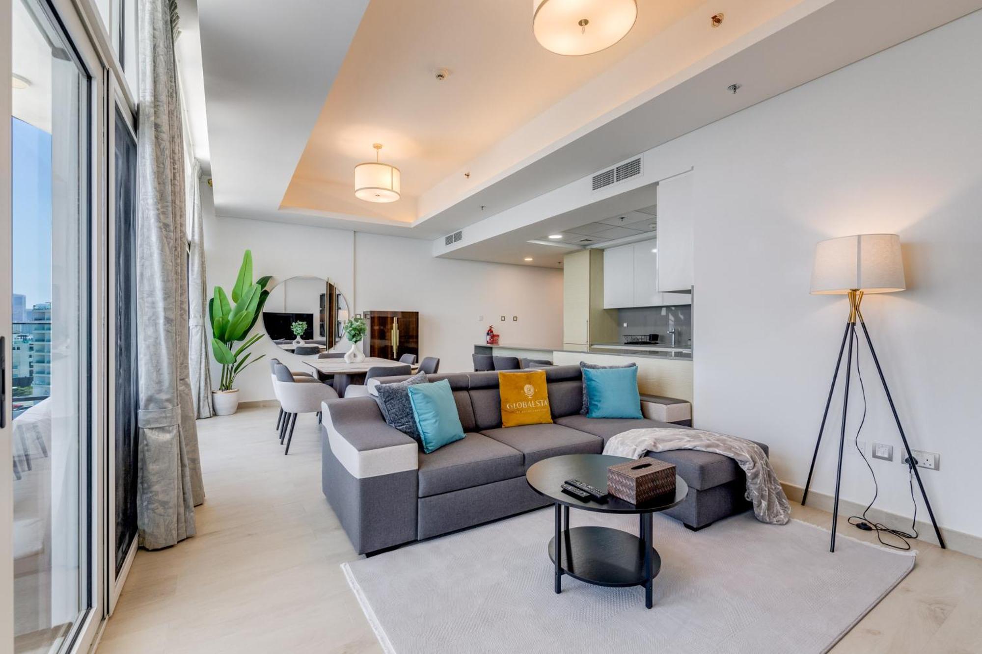Luxury Azizi Mina Beachfront Apartments Dubai Eksteriør bilde