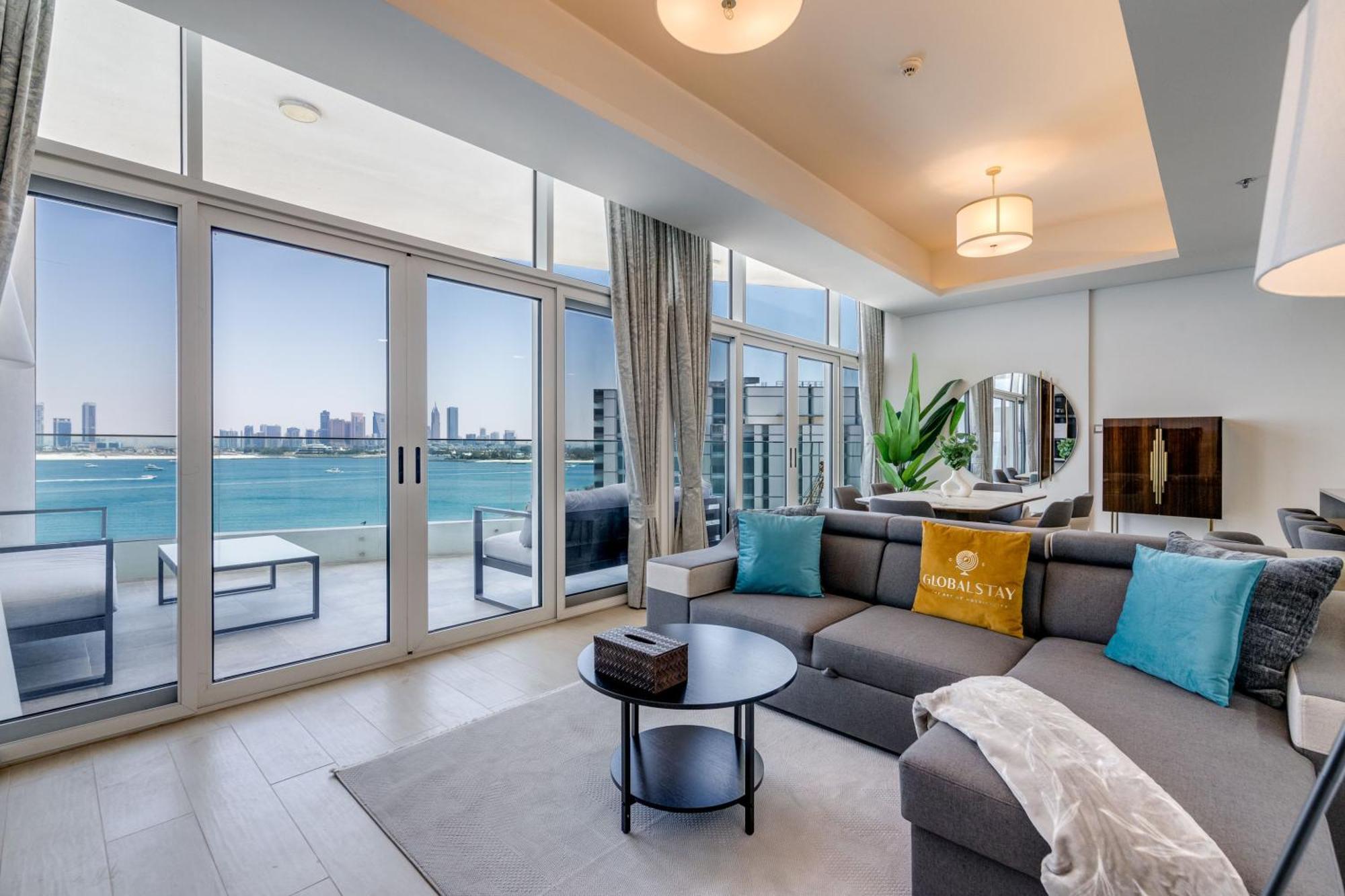 Luxury Azizi Mina Beachfront Apartments Dubai Eksteriør bilde