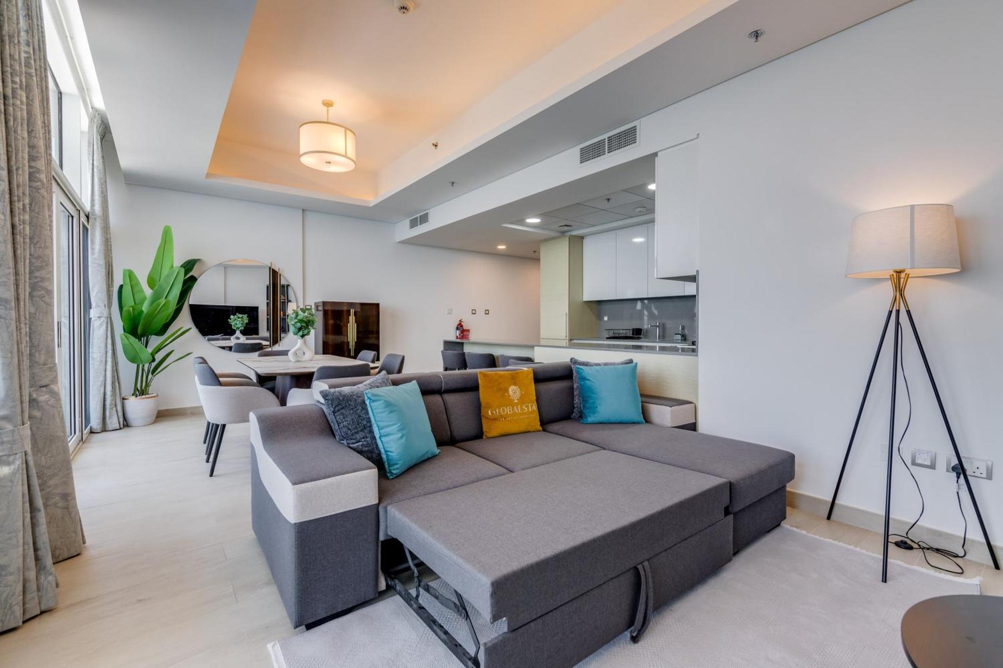Luxury Azizi Mina Beachfront Apartments Dubai Eksteriør bilde